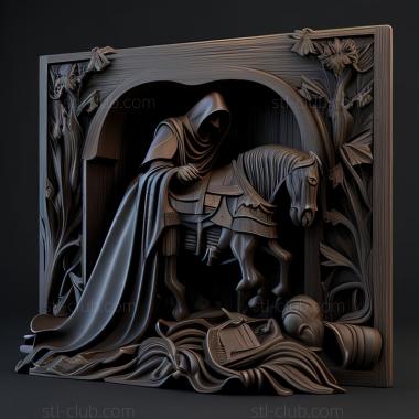 3D модель Игра Герои меча и магии III Тень смерти (STL)